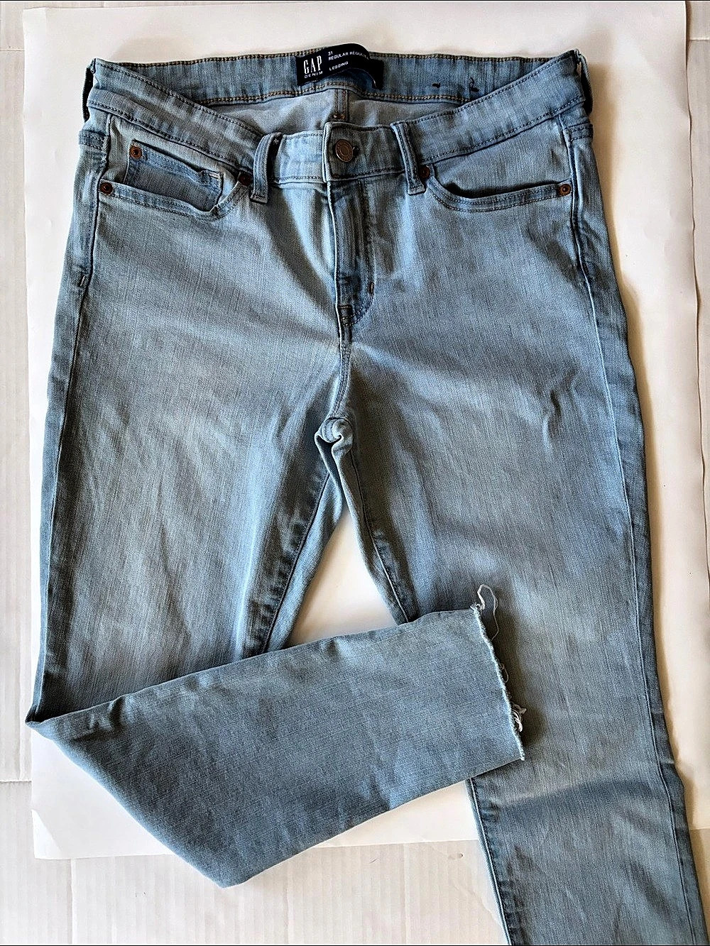 GAP Denim Legging Jeans in Blue Waist 31